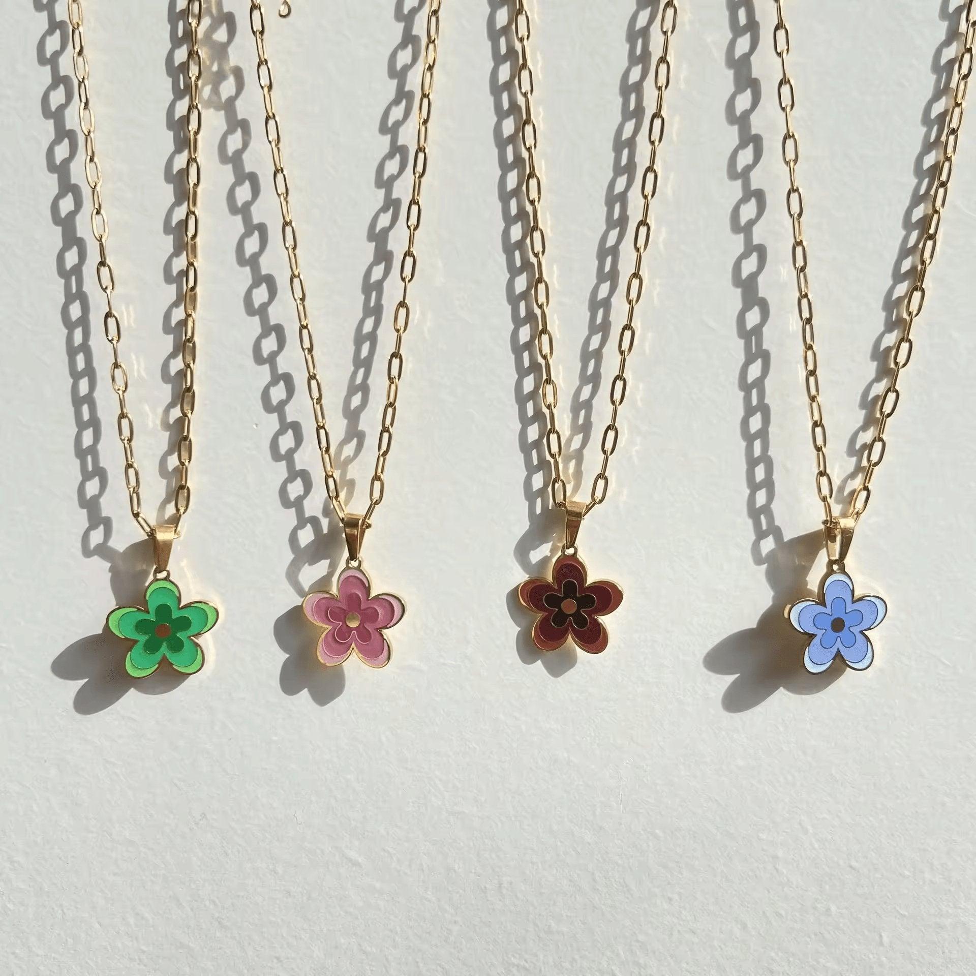 Collares flores